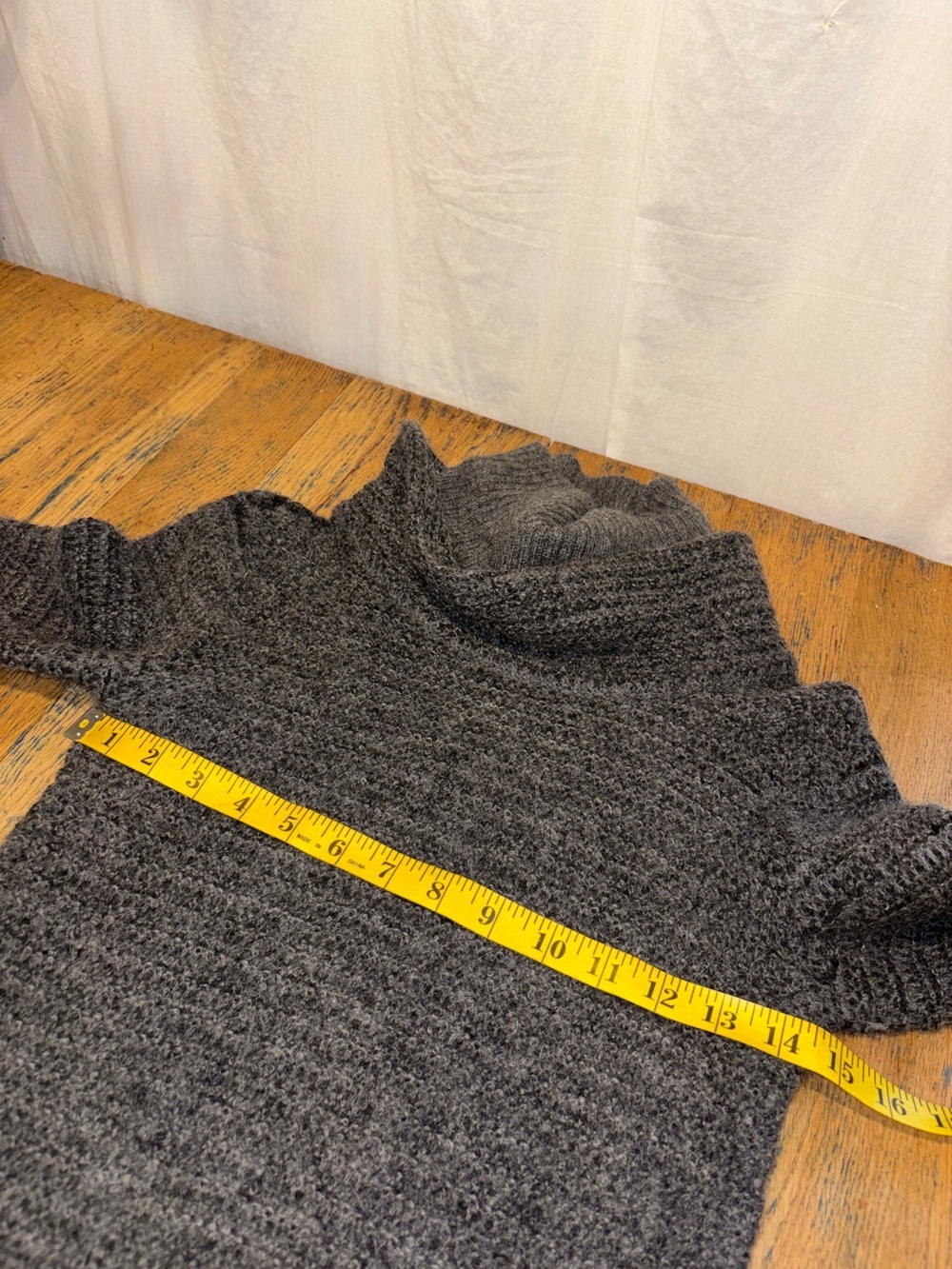 Anntarah Baby Alpaca & Organic Cotton Turtleneck Sweater – Size S - Picture 8 of 10